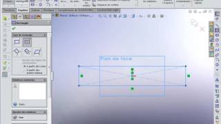 Nervure sur solidworks 2015 [upl. by Ruthe]