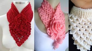 Amazing and beautiful neck warmer pattern by Mozukas misc [upl. by Juna993]