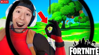 LIVE  Hitting IMPOSSIBLE TRICK SHOTS Fortnite [upl. by Ioved224]