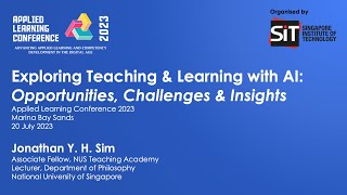 Exploring Teaching amp Learning with AI Opportunities Challenges amp Insights [upl. by Notsae]