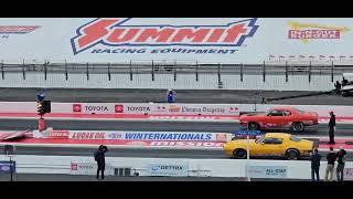 NHRA Drag Racing Winternationals 2024 Sunday Elimination and Semifinal Runs [upl. by Anauqahs]