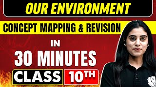 OUR ENVIRONMENT in 30 Minutes  Science Chapter 13  Class 10th CBSE Board [upl. by Acissej]