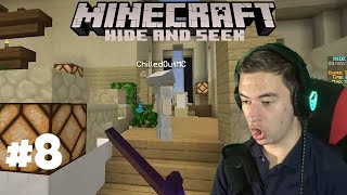 DE SEEKER DOET GEWOON NIKS 😂😂 Minecraft Hide And Seek 8  Mark2 [upl. by Atilegna]