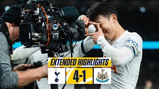 TOTTENHAM HOTSPUR 41 NEWCASTLE UNITED  PREMIER LEAGUE EXTENDED HIGHLIGHTS [upl. by Ahsital731]