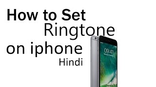 How to set ringtone on any iphone very easy hindi [upl. by Howlan]