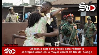 Liberan a casi 650 presos para reducir la sobrepoblación en la mayor cárcel de RD del Congo [upl. by Yaner567]