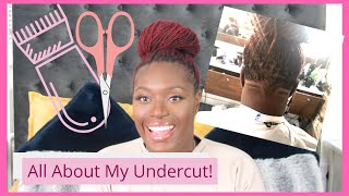 All About my Undercut  Microlocs amp Interlocking  Loc Journey [upl. by Eilac239]