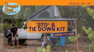 270° Awning Kit  SET UP YOUR AWNING SECURELY  Peggy Peg [upl. by Ephrayim]