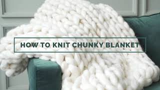 How To Knit Merino Wool Blanket [upl. by Auria]