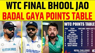 WTC POINTS TABLE BADAL GAYA POINTS TABLE WTC FINAL BHOOL JAO TEAM INDIA [upl. by Sterling]