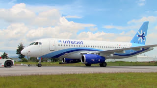 Primer Sukhoi SuperJet 100  Interjet [upl. by Merna]