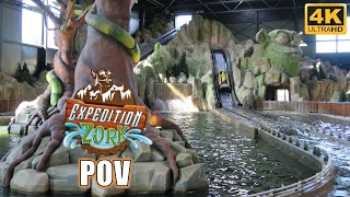 Expedition Zork POV 4K 60FPS Toverland Mack Log Flume  NonCopyright [upl. by Zoarah878]