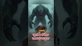 दानव ने स्कूल के बच्चों पर हमला किया shorts viral monster robertmovie [upl. by Amliw]