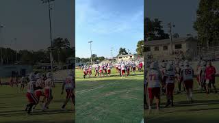 GHSA Football Season Kicks Off Social Circle at Oglethorpe warming up ghsa football [upl. by Nej]