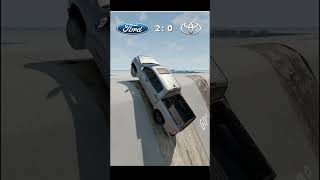 Ford f450 vs Toyota Tundra shorts beamngdrive [upl. by Heer]