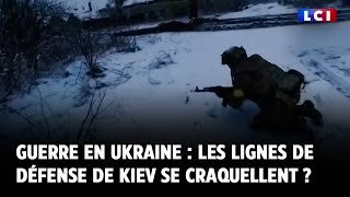 LCI sur le terrain  Guerre en Ukraine  les lignes de défense de Kiev se craquellent [upl. by Oijile325]