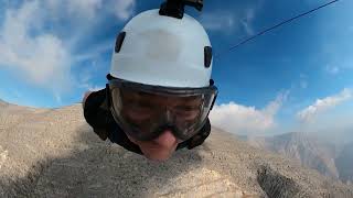 Jais Flight  Worlds Longest Zipline Soar Over the Jagged Peaks of Jebel Jais Ras Al Khaimah [upl. by Aun]