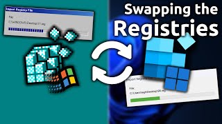 Swapping Windows 98s and Windows 11s Registries [upl. by Marika]