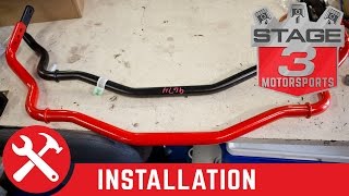 20152016 Mustang EcoBoostV6GT Eibach Front and Rear Anti Roll Sway Bar Kit Install [upl. by Ahsinrac329]