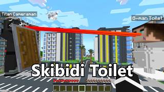 Skibidi Toilet Portrayed by Minecraft [upl. by Ruosnam]