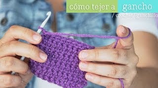 Como tejer con gancho ¡aprende ya  Mini serie de Tejido EP 1 [upl. by Goles551]