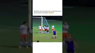 The Funniest Football Free Kick ever Women soccer funny moment 😂 [upl. by Ellak]