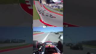 Max Verstappen start race USGP 2017 formula1 usgp maxverstappen [upl. by Rochette]