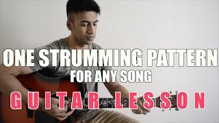 07  GUITAR TIP  One Strumming pattern for any song [upl. by Auohc291]