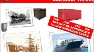 Incoterms® 2010 Videos Part 5 Maritime Incoterms NOT for Containers [upl. by Horatia]