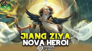 NOVO HERÓI ZIYA CONFERINDO A GAMEPLAY JIANG ZIYA NOVO MAGO QUE BUFFA OS ALIADOS HONOR OF KINGS [upl. by Holcman373]