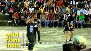 Frozen  Mizo dance crew at Anthurium Festival [upl. by Nester]