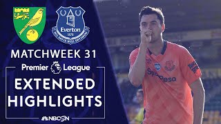 Norwich City v Everton  PREMIER LEAGUE HIGHLIGHTS  6242020  NBC Sports [upl. by Aralk232]