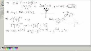 Accuplacer Math Placement test 2 College Level section Part 4 [upl. by Alyakem9]