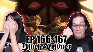 ASTA amp YAMI VS DANTE  Black Clover Episode 166167 Reaction [upl. by Nemad]