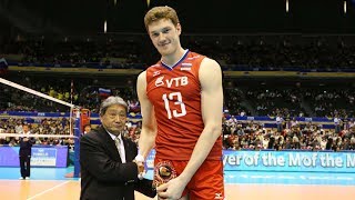 218cm Tall Volleyball Player Dmitriy Muserskiy HD [upl. by Anaihr87]