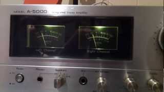 Testing Onkyo A5000 stereo amplifier [upl. by Hepsiba492]