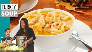 The Best Turkey Soup from Scratch at Home  Easy Recipe [upl. by Conners]