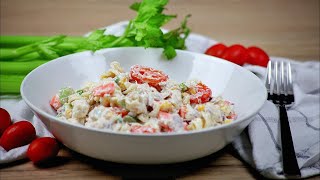 Ultimate Creamy Tuna Pasta Salad Recipe  Easy Delicious and Quick [upl. by Annayat]