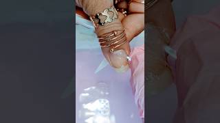 STICK ARTIFICIAL NAILS YOURSELF youtube viral trending shorts nailart naildesigns [upl. by Oilalue]