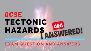 GCSE Tectonic Hazards Exam Question [upl. by Yentroc]