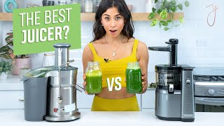 THE BEST JUICER Comparison amp Review Centrifugal VS Nama Juicer [upl. by Grosberg256]