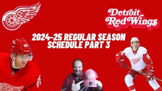 FOR DETROIT RED WINGS FANS 202425 Detroit Red Wings Regular Season Schedule Preview SWEDISH [upl. by Binette]