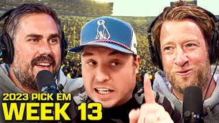 The Biggest Game in Pick Em History  Week 13 [upl. by Einnor]