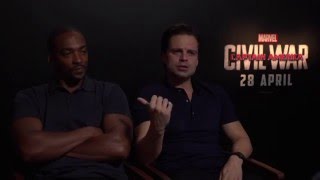 Anthony Mackie and Sebastian Stan Interview [upl. by Routh468]