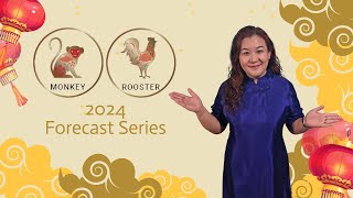 2024 Monkey amp Rooster Chinese Horoscope Forecast [upl. by Acnalb]