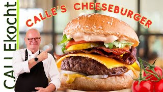 🍔 Cheeseburger selber machen Lecker Fastfood für Zuhause 🍔 [upl. by Eelahs]