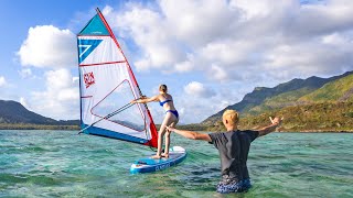 WindSUP Set  Windsurfing amp Stand Up Paddling in one [upl. by Mohl]