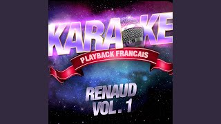 Laisse Béton — Karaoké Playback Instrumental — Rendu Célèbre Par Renaud [upl. by Dulcy]