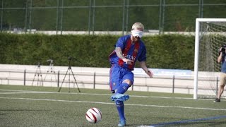 Can Messi score a penalty kick blindfolded [upl. by Oika992]