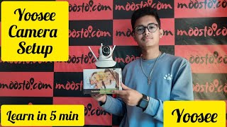 How to setup Yoosee CCTV camera Moosto Nepali [upl. by Kcirredal]